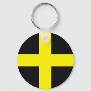 saint david cross flag united kingdom wales key ring