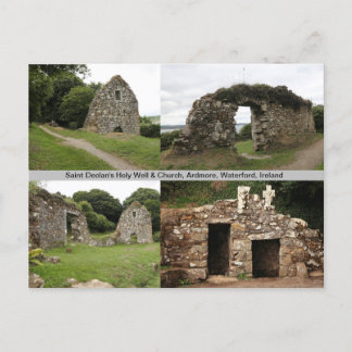 Saint Declan's Holy Well & Church Ireland Postcard