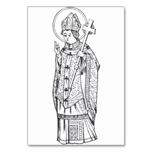 Saint Deiniol Abbot and Bishop Table Number