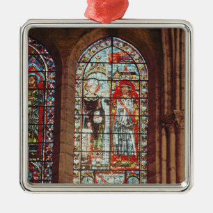 Saint Denis gives the oriflamme to Clement Metal Tree Decoration