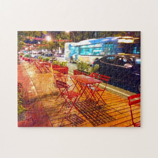 Saint Denis Montreal. Jigsaw Puzzle (Horizontal)