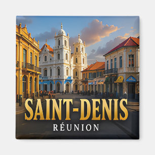 Saint Denis Reunion Island Tropical Travel Souveni Magnet