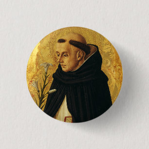 Saint Dominic by Carlo Crivelli 3 Cm Round Badge