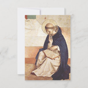 Saint Dominic by Fra Angelico Premium Holy Card