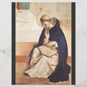 Saint Dominic by Fra Angelico Renaissance Fine Art Flyer