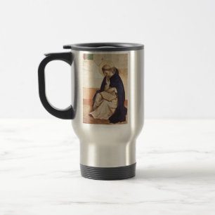 Saint Dominic by Fra Angelico Renaissance Fine Art Travel Mug