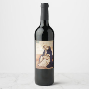 Saint Dominic by Fra Angelico Renaissance Fine Art Wine Label