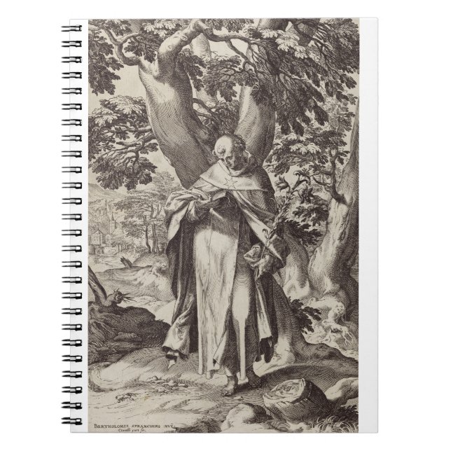 Saint Dominic Castilian Catholic priest Notebook (Front)