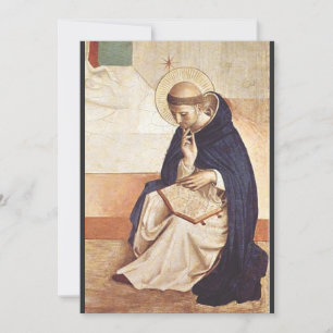 Saint Dominic de Guzman by Fra Angelico Holiday Card