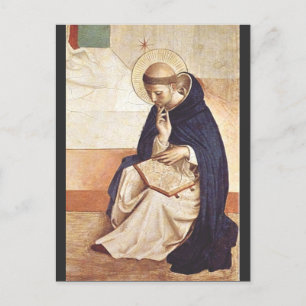 Saint Dominic de Guzman by Fra Angelico Holiday Postcard