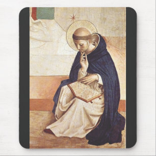 Saint Dominic de Guzman by Fra Angelico Mouse Mat