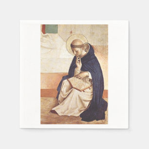 Saint Dominic de Guzman by Fra Angelico Napkin