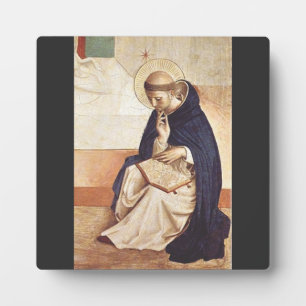 Saint Dominic de Guzman by Fra Angelico Plaque