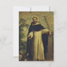 Saint Dominic de Guzman Holy Card
