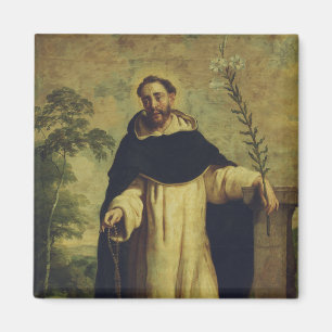 Saint Dominic de Guzmán Lumen Ecclesiae Art Magnet
