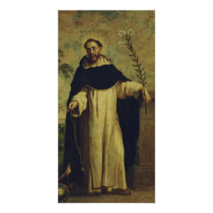 Saint Dominic de Guzmán Lumen Ecclesiae Art Poster
