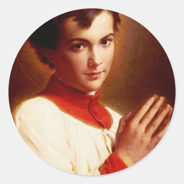 Saint Dominic Savio Classic Round Sticker (Front)