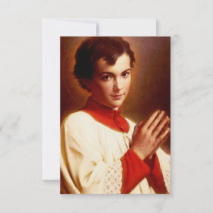 Saint Dominic Savio Courtyard Grace Holy Card