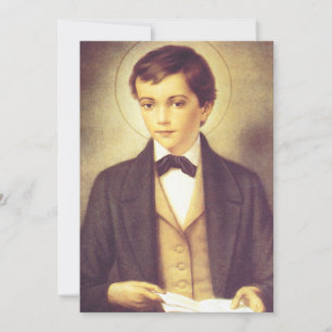 Saint Dominic Savio High-Fidelity Fine Art  Holiday Card
