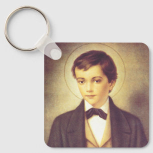 Saint Dominic Savio High-Fidelity Fine Art  Key Ring