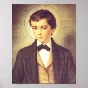 Saint Dominic Savio High-Fidelity Fine Art  Poster