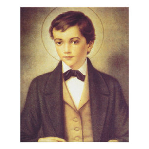 Saint Dominic Savio High-Fidelity Fine Art  Poster