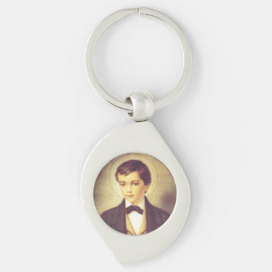 Saint Dominic Savio student of John Bosco Key Ring