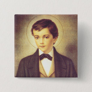 Saint Dominic Savio Young Disciple of Don Bosco 15 Cm Square Badge