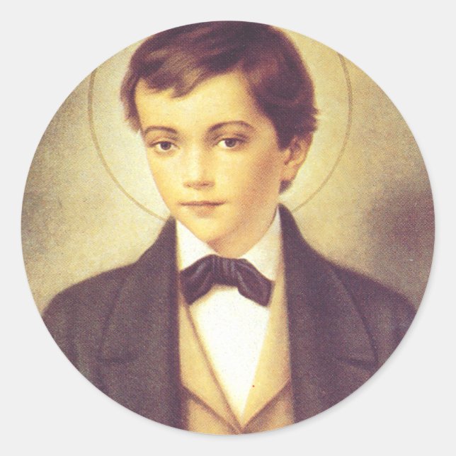 Saint Dominic Savio Young Disciple of Don Bosco Classic Round Sticker (Front)