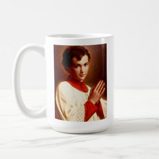 Saint Dominic Savio Young Disciple of Don Bosco Coffee Mug (Left)