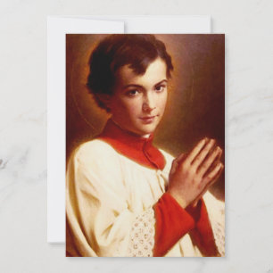Saint Dominic Savio Young Disciple of Don Bosco Holiday Card