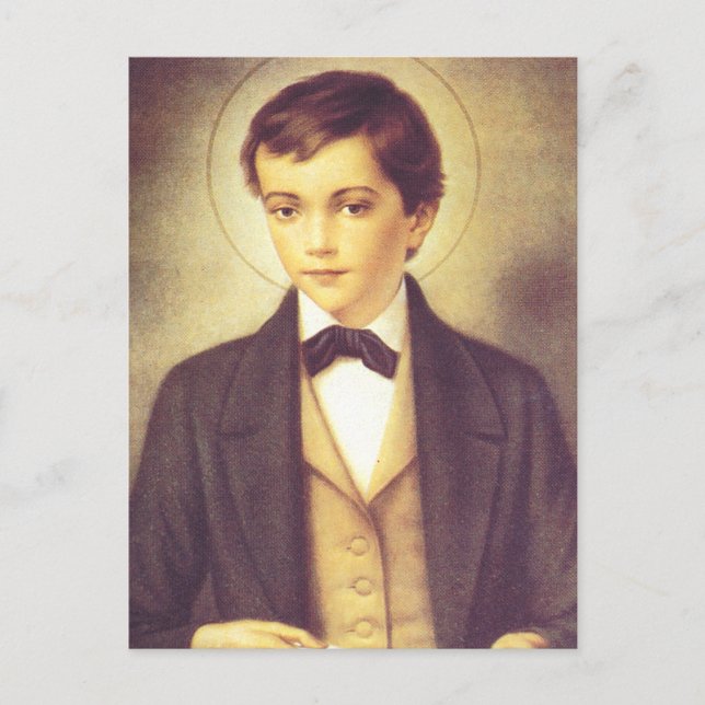 Saint Dominic Savio Young Disciple of Don Bosco Postcard (Front)