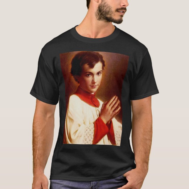 Saint Dominic Savio Young Disciple of Don Bosco T-Shirt (Front)