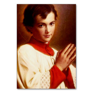 Saint Dominic Savio Young Disciple of Don Bosco Table Number