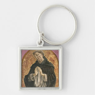 Saint Dominic (tempera on panel) Key Ring