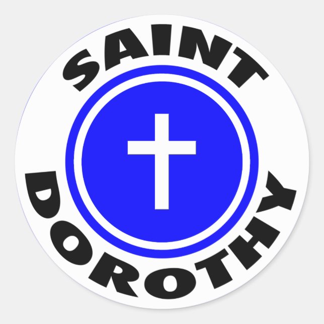 Saint Dorothy Classic Round Sticker (Front)