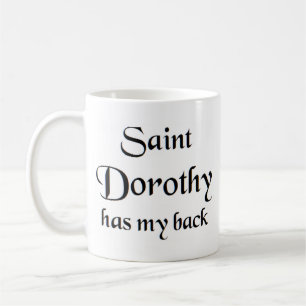 saint dorothy coffee mug