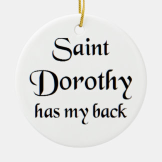 saint dorothy coffee mug ceramic tree decoration
