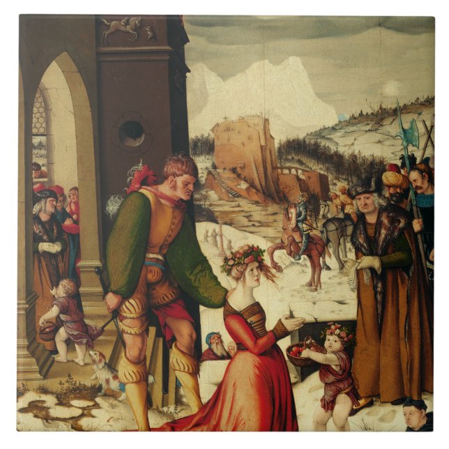 Saint  Dorothy of Caesarea Tile (Front)