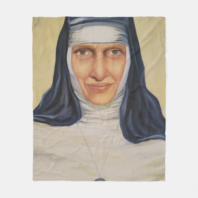 Saint Dulce of the Poor Fleece Blanket (Front)