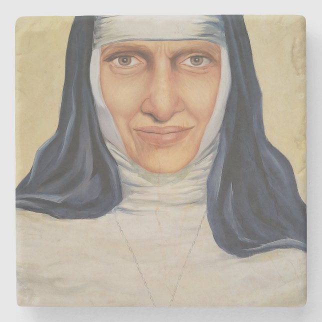 Saint Dulce of the Poor Stone Coaster (Front)