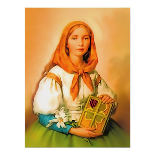 Saint Dymphna Poster (Front)