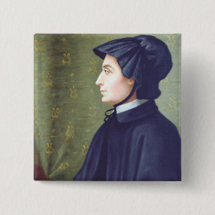 Saint Elizabeth Ann Seton 15 Cm Square Badge