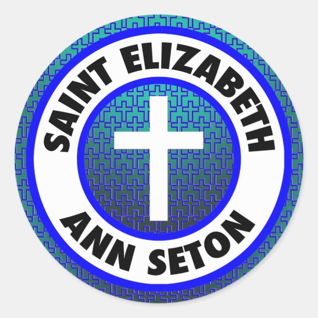 Saint Elizabeth Ann Seton Classic Round Sticker (Front)