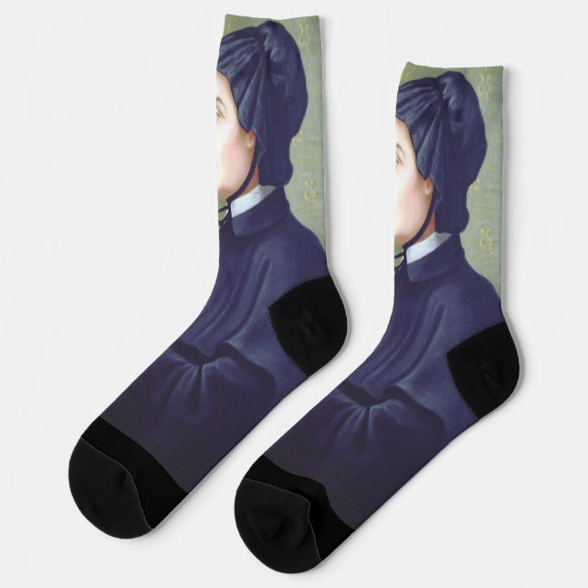 Saint Elizabeth Ann Seton Socks (Left)