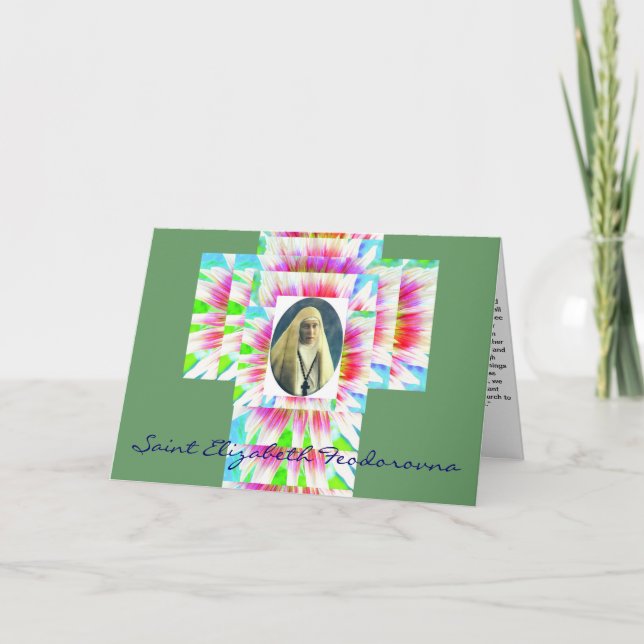 Saint Elizabeth Feodorovna Card (Front)
