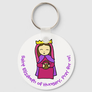 Saint Elizabeth of Hungary Kids Keychain
