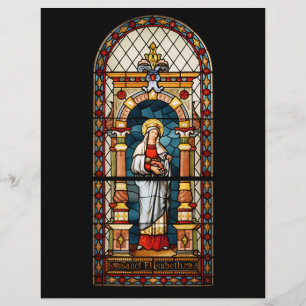 Saint Elizabeth of Hungary Premium Medieval Art Flyer