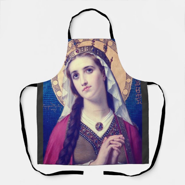 Saint Elizabeth of Hungary Premium Romantic Style Apron (Front)