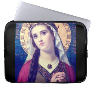 Saint Elizabeth of Hungary Premium Romantic Style Laptop Sleeve